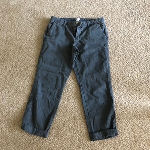 J Crew High-rise slim boy chino pant